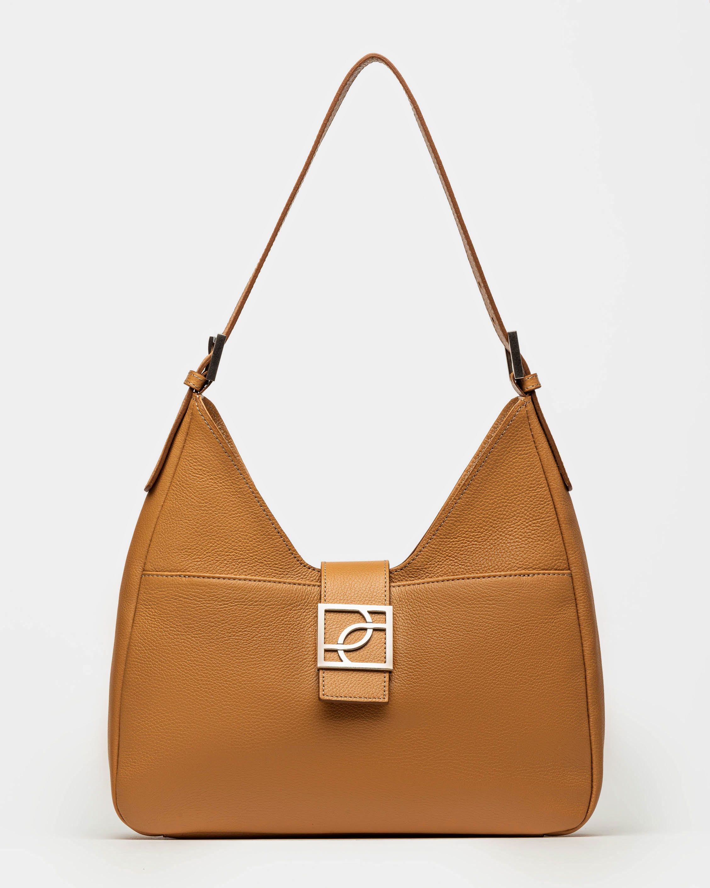 BOLSO SIGNATURE EN CUERO GRANEADO