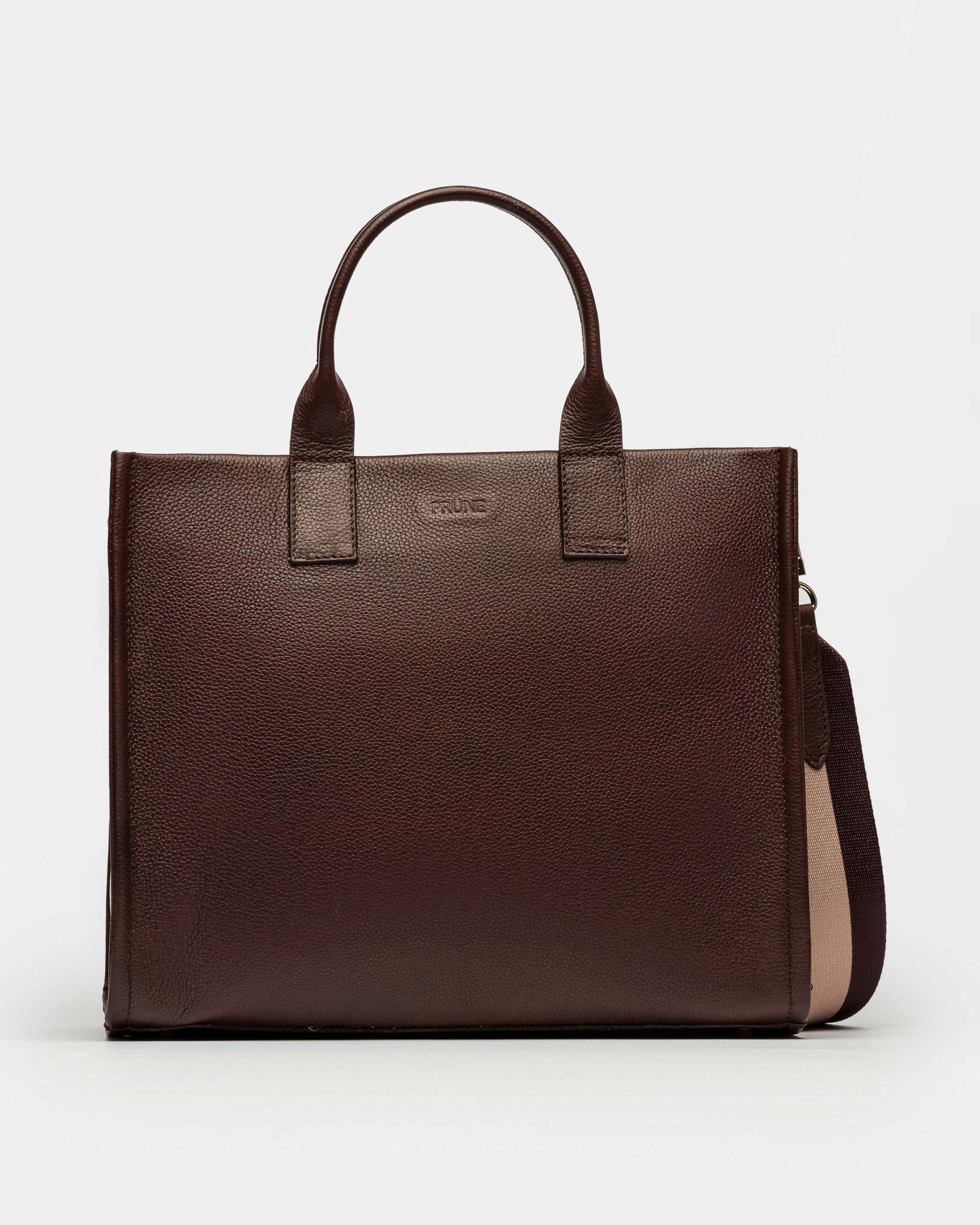 Cartera de mano Capri en cuero graneado