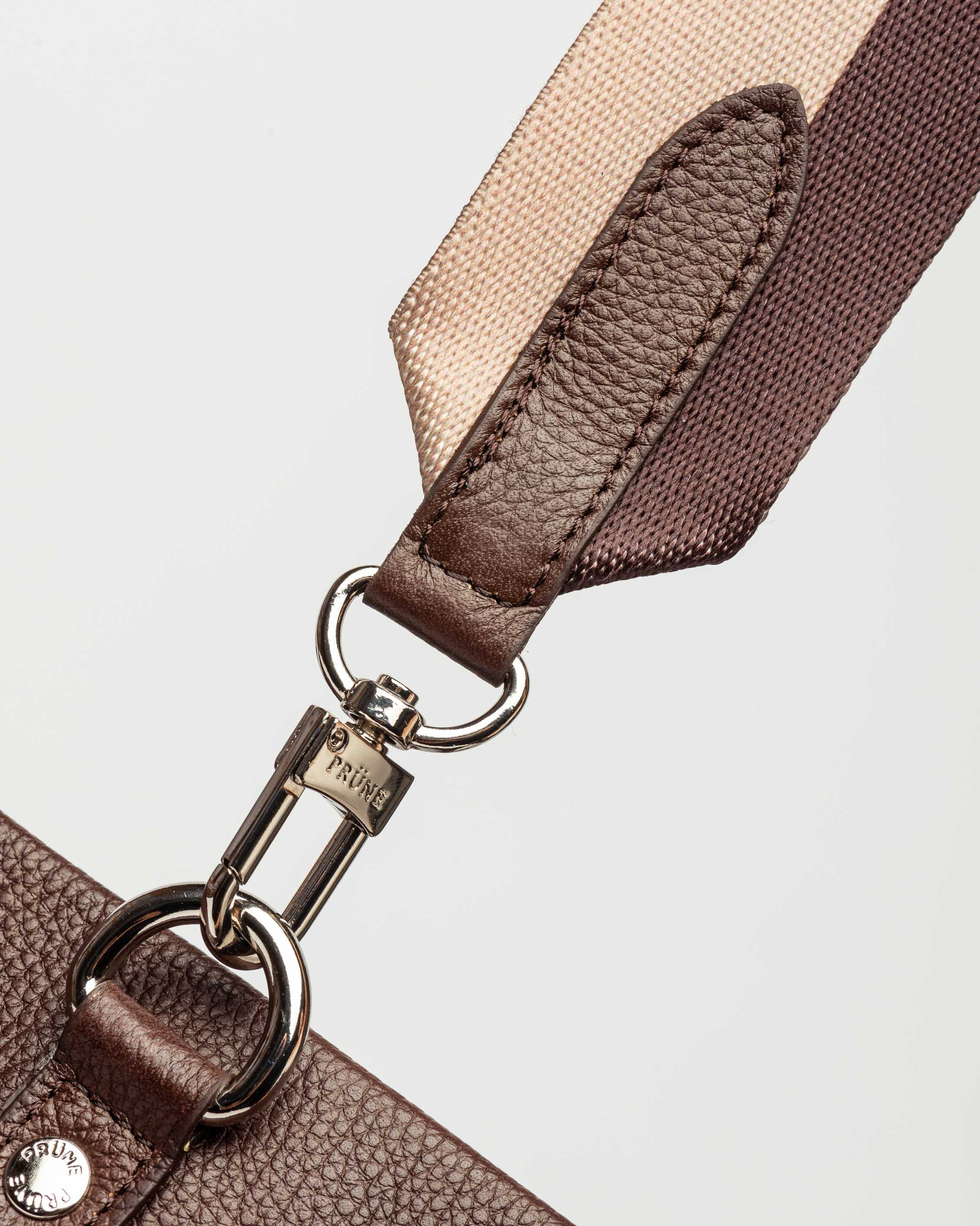 Cartera de mano Capri en cuero graneado