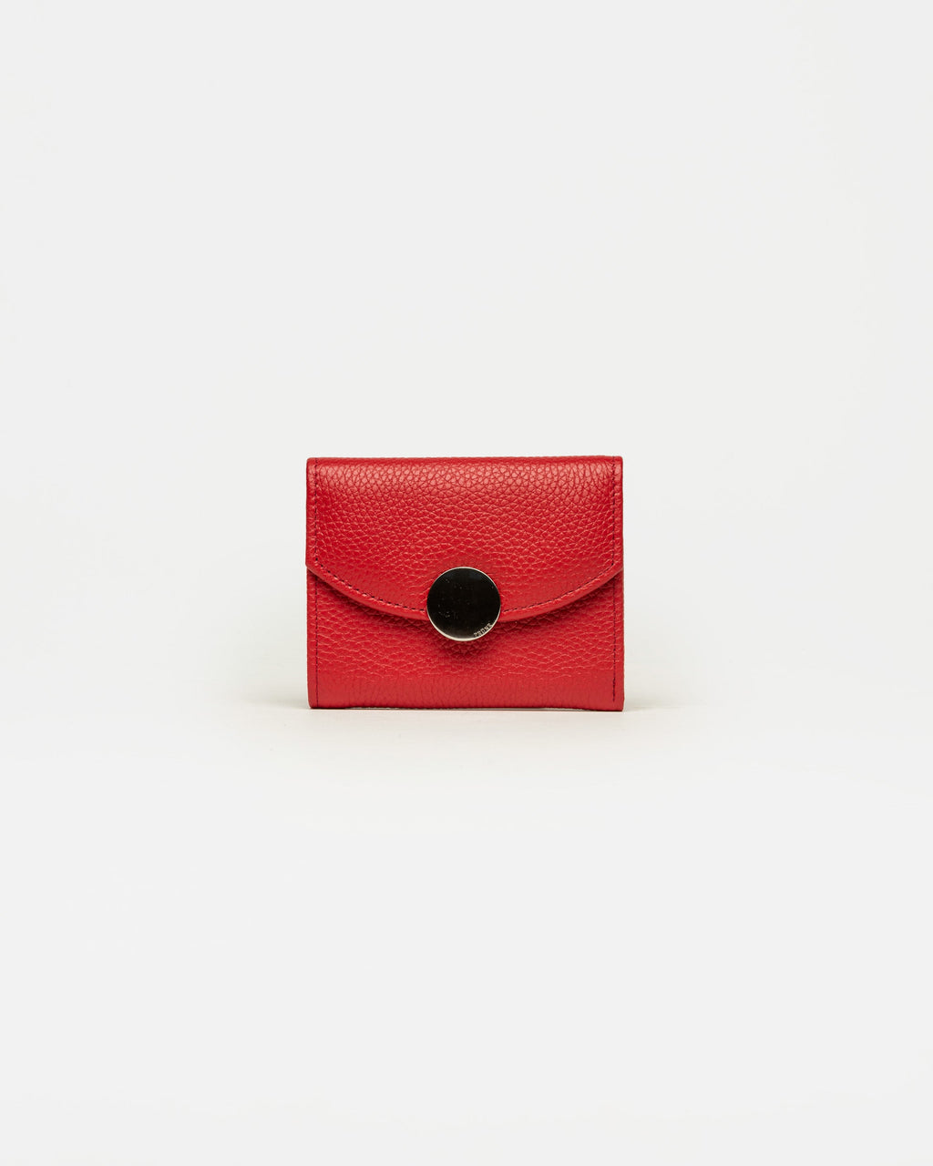Billetera The Circle en cuero graneado