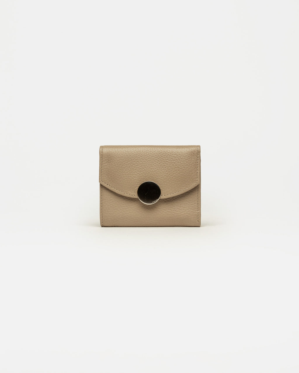 Billetera The Circle en cuero graneado