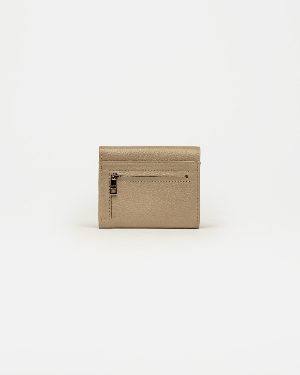 Billetera The Circle en cuero graneado