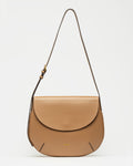 Cartera al hombro Mod en efecto cuero liso