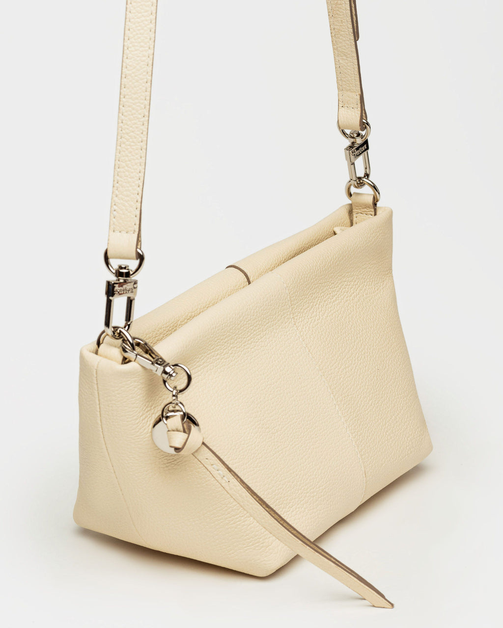 Bandolera The Flapper en cuero graneado