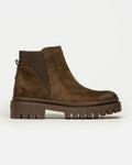 Bota caña baja Scott en efecto gamuza