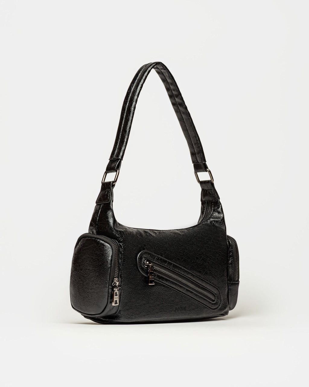 Cartera al hombro Kendall en efecto cuero arrugado