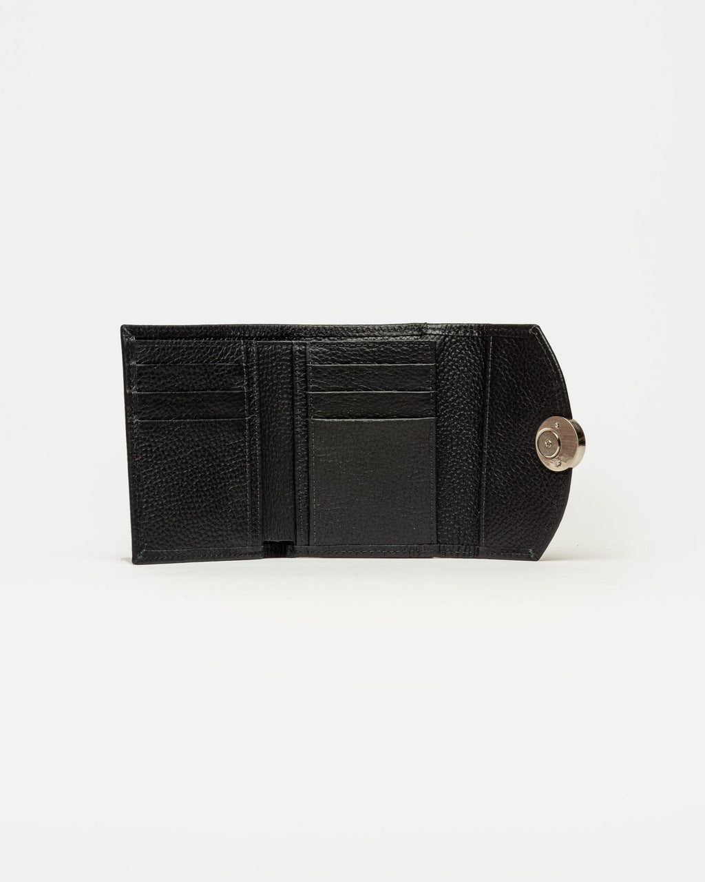 Billetera The Circle en cuero graneado