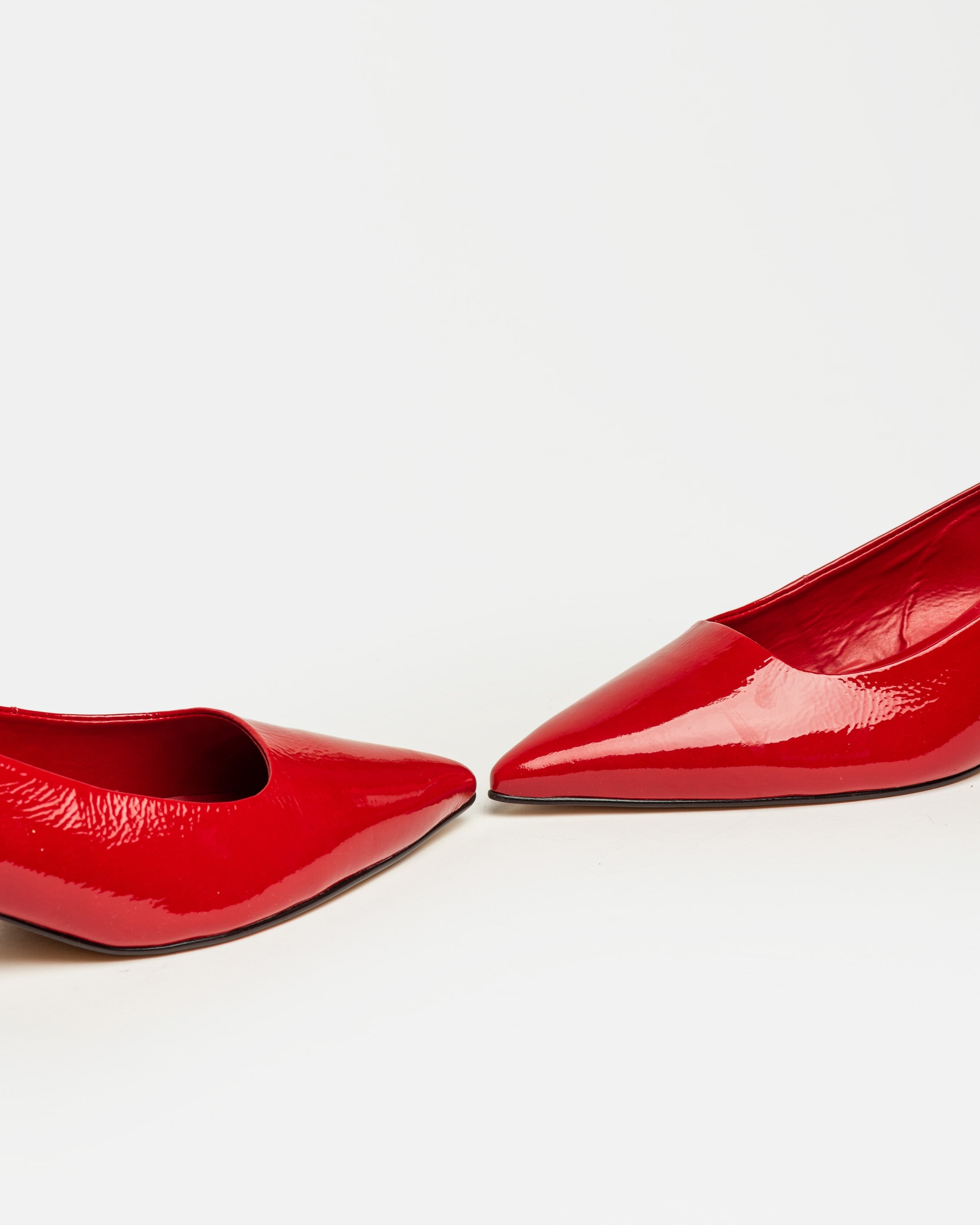 Stiletto Marga en cuero gloss