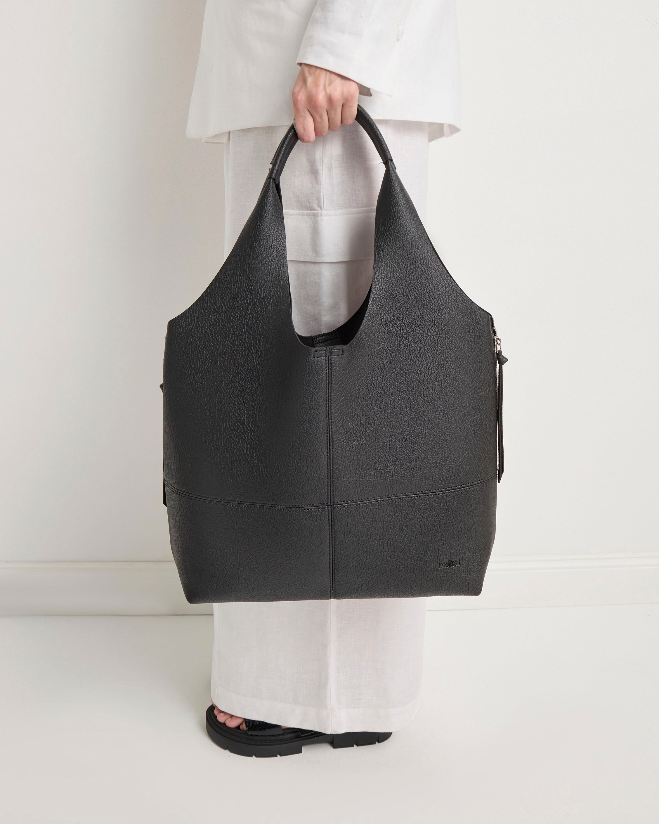 Shopper Amalfi en efecto cuero graneado