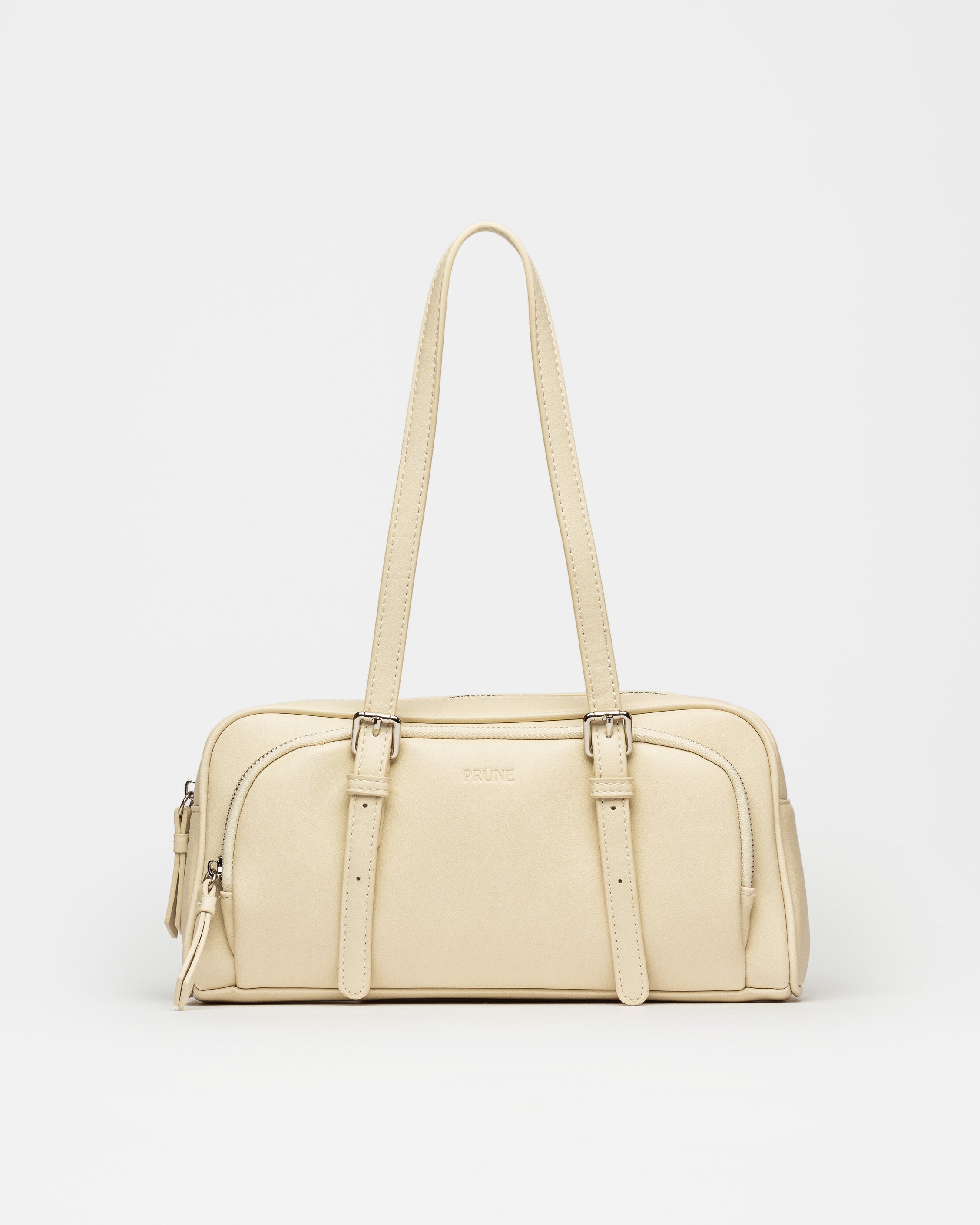 Cartera al hombro Lagoon en efecto cuero liso